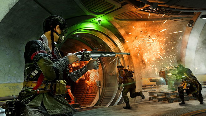 Warzone Operators fighting in underground bunker