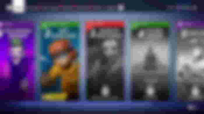 The Rifts screen in MultiVersus showing various characters including Joker, Velma, and Jason.