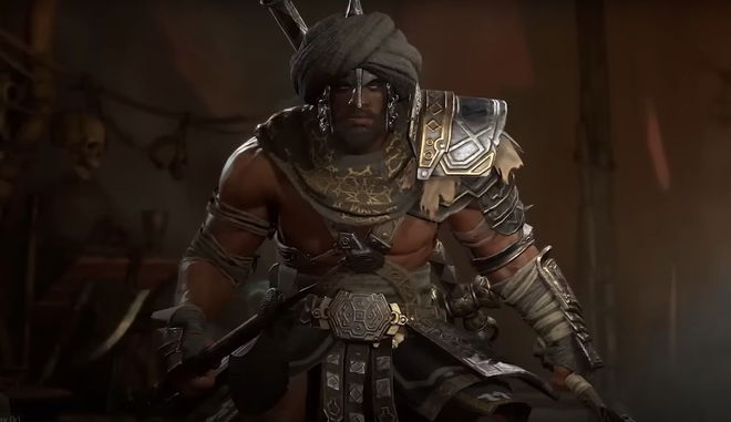 A character stood in Diablo 4.