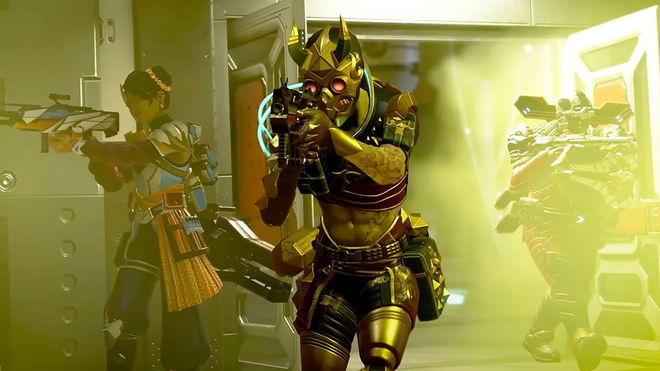 Screenshot showing Apex Legends Veiled collection event skin