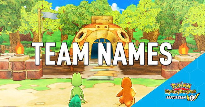 Pokemon Mystery Dungeon DX: Team Names And Rescue Teams