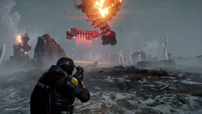 Gunships in Helldivers 2
