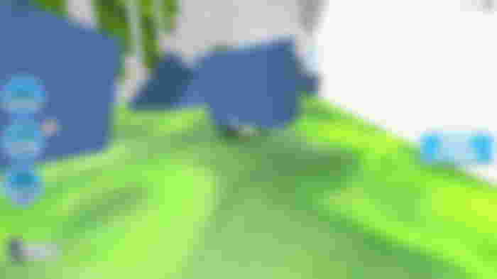 Screenshot from Escape the Zombie Hospital, showing green ooze slowly engulfing the player