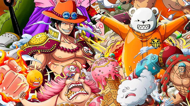 A group of One Piece characters in War of the Grand Line.