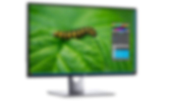 best 8k monitor Dell, product image of a silver and black monitor with stand