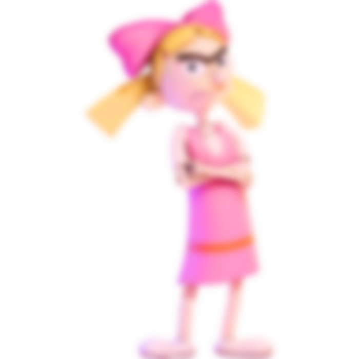 Helga returns as one of the Nickelodeon All Star Brawl voice actors.