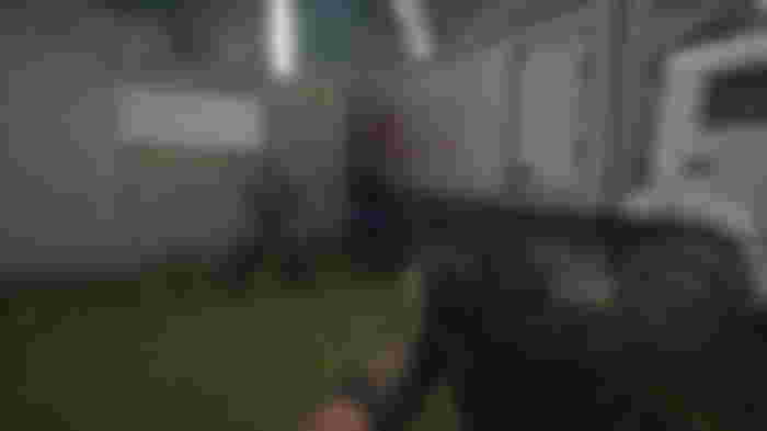 Modern Warfare 3 Price escorting Makarov next to truck
