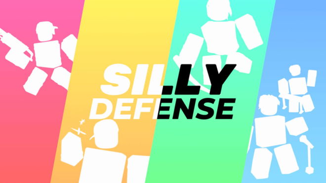 Silhouettes of Silly Tower Defense characters