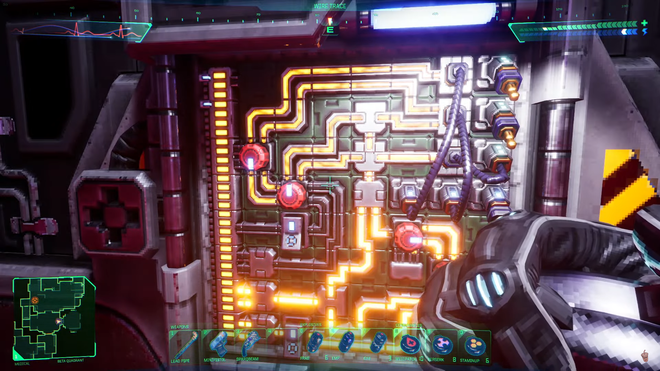 System Shock Remake Flow Puzzle 