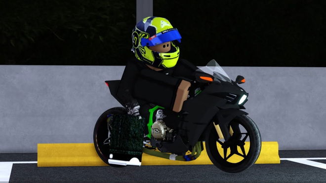 Motorcycle Mayhem codes - black bike with character riding it