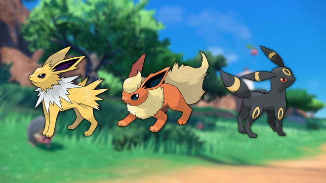 Eevee evolutions in Pokemon Scarlet and Violet