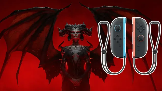 Diablo 4 with Switch 2 Joy-Cons
