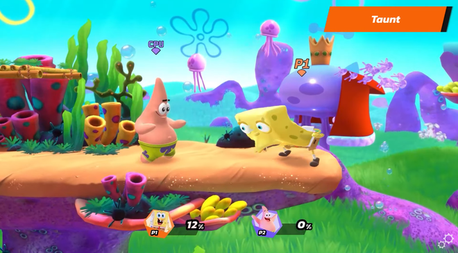 Nickelodeon All-Star Brawl: Spongebob Squarepants Movelist