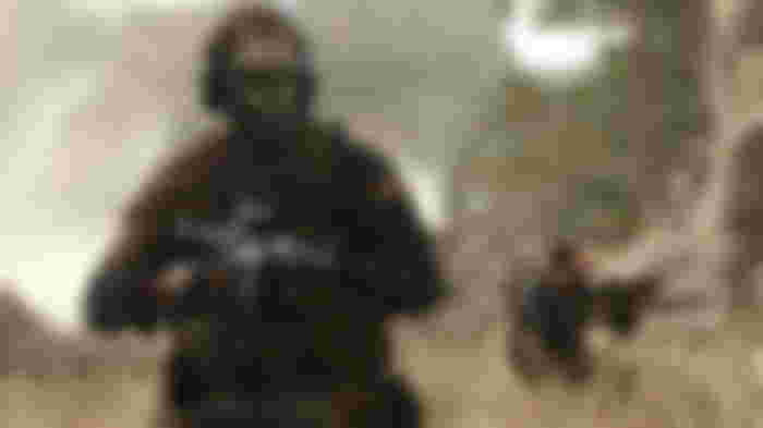 Image showing Ghost holding a gun in Modern Warfare 2