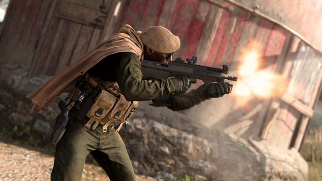 Warzone 2 player firing MX9 SMG