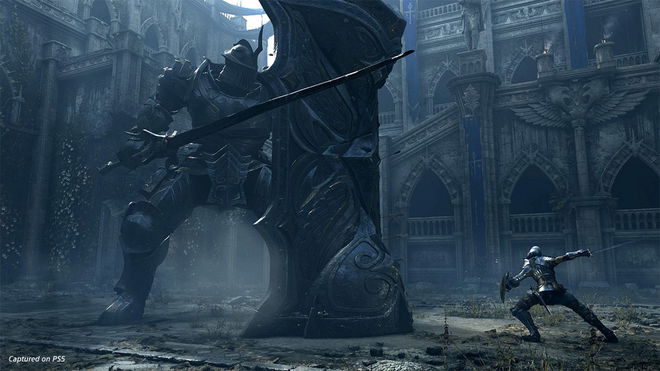 A player prepares to have a swordfight with a boss in Elden Ring.
