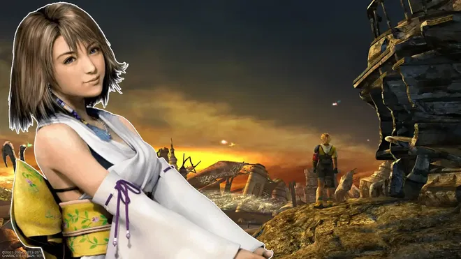 Yuna and Tidus from Final Fantasy X