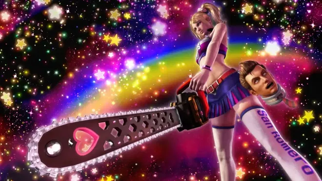 Lollipop Chainsaw art