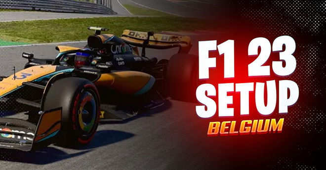 F1 23 Belgium setup