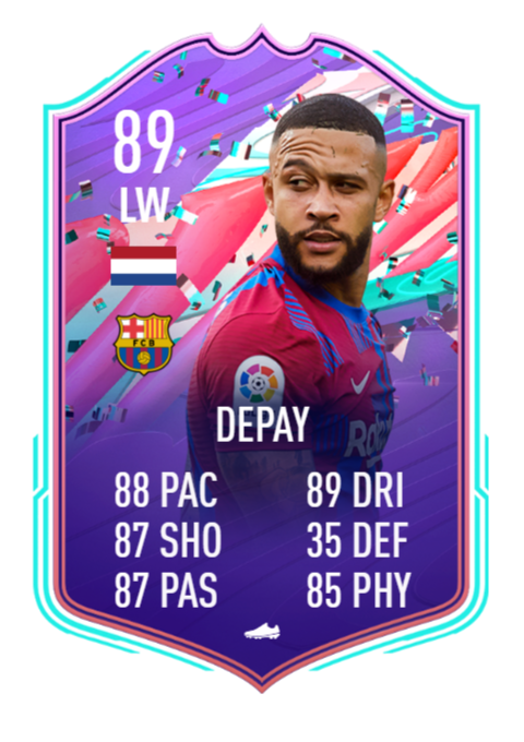 fifa 22 fut birthday predictions depay