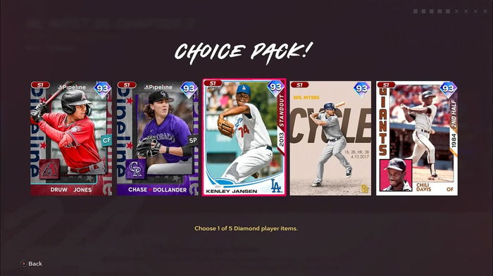 MLB The Show 24 Team Affinity Season 1 Chapter 2 NL West