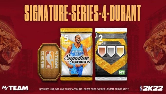 NBA 2K22 Season 4 Locker Code