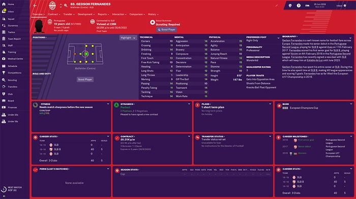 Image from Football Manager 2019 Wonderkids: Best Portuguese players to
sign