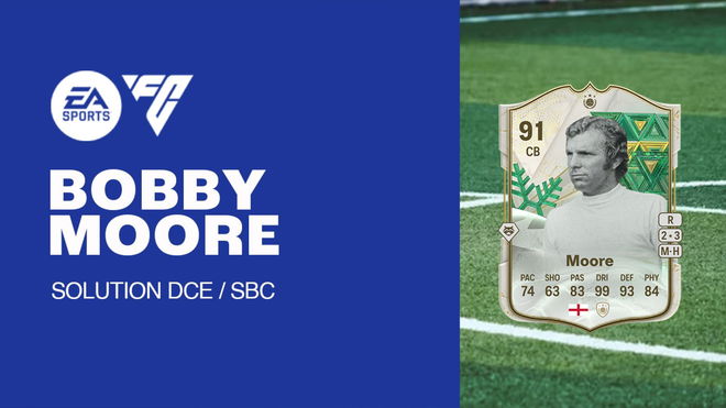 How to complete Icon Bobby Moore SBC in FC 24