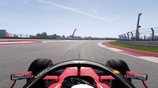 Image from F1 2019 Game: United States Grand Prix Track Guide