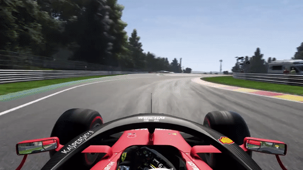 Image from F1 2019 Game: 5 Best Overtaking Spots at the Belgian Grand
Prix