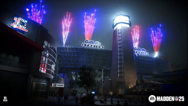 Gillette Stadium in Madden 25