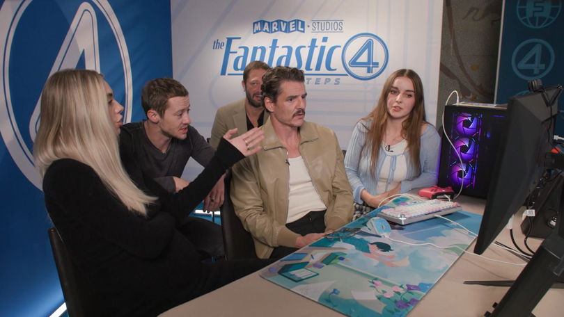 Fantastic Four: First Steps cast playing Marvel Rivals with Loserfruit