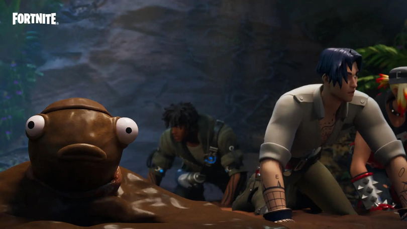 Fortnite characters in mud