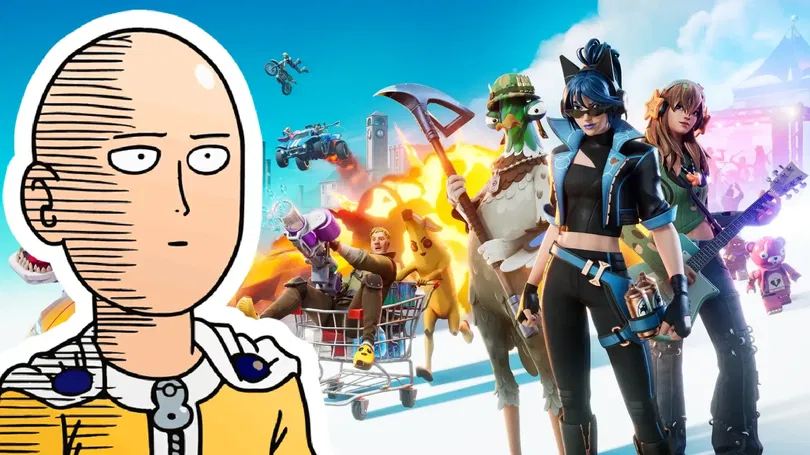Saitama and Fortnite