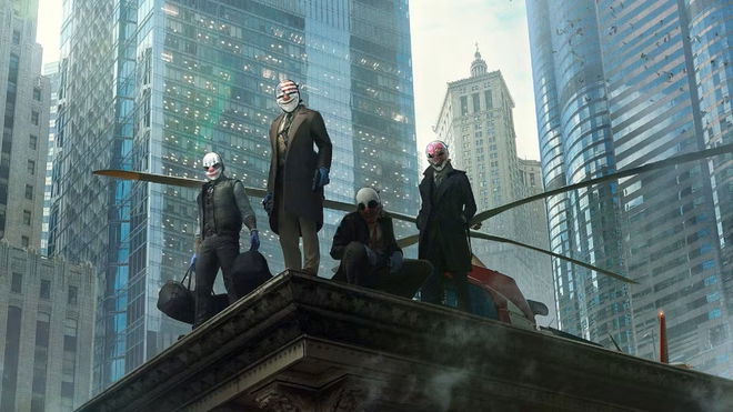 Payday 3 release time - characters on building