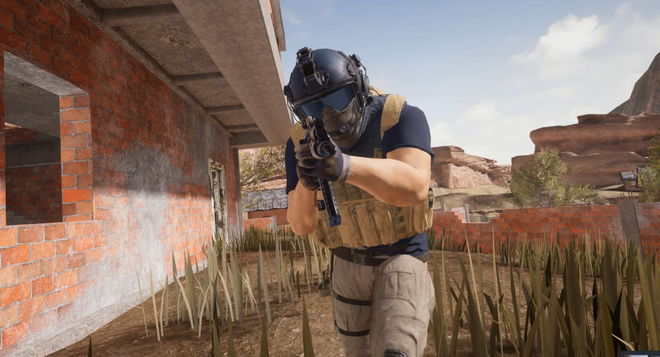A masked man pointing a gun at you - best Contractors mods