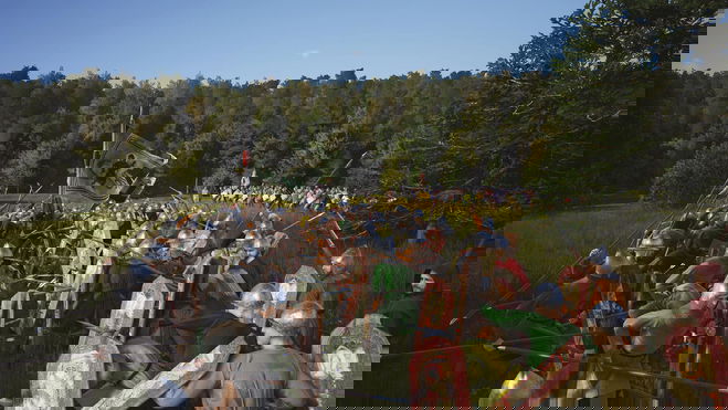 Manor Lords units fighting