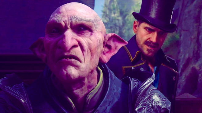 hogwarts legacy booed game awards jk rowling a dragon with an author's head stares at a student with a wand