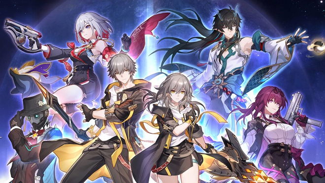 link Honkai Star Rail to PS5 account - An image of different character in the game