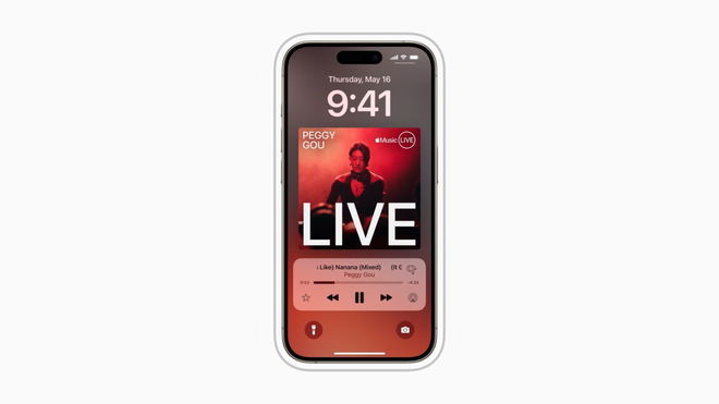 An image of the iOS 18 Music Haptics feature on an iPhone