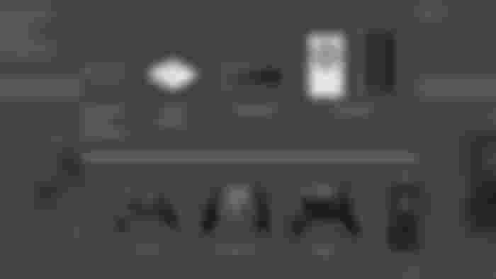 A leaked PowerPoint document showing an Xbox Series portable and Xbox Series cloud gaming box next to the Xbox Series S and Series X consoles