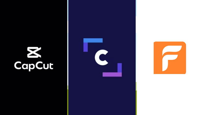 A compiled photo of video editing websites for Twitch VODs