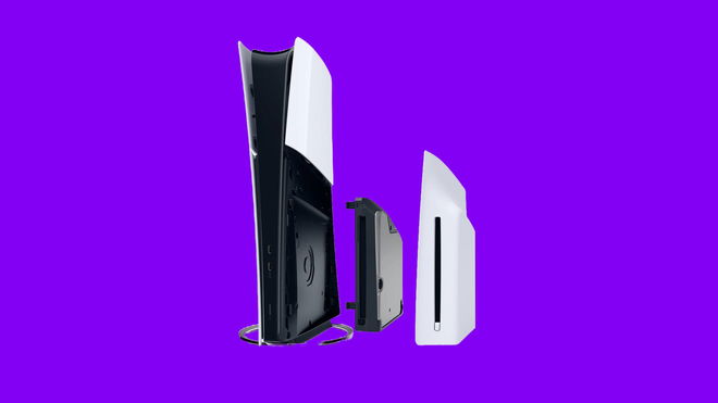 PS5 Slim removable disc drive