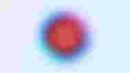 Red version of the Instagram logo in the center of the Meta AI circle wallpaper