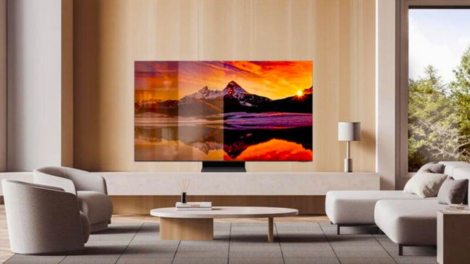 An image of the Samsung S95D QD-OLED TV