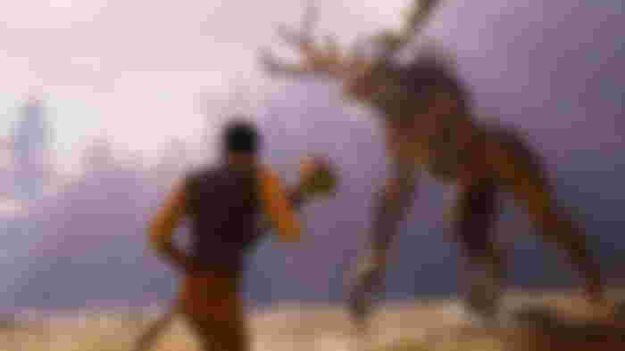 Encountering a large creature in Nightingale