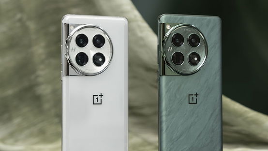 OnePlus 12 phones on pale green background