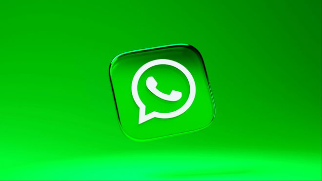 Whatsapp icon in 3D.