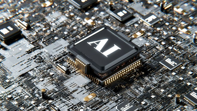 3D render of AI and GPU processors