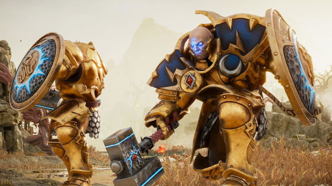 Two units in heavy armor